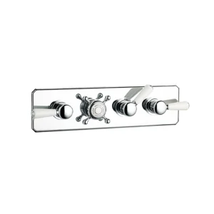 Swadling Invincible Triple Controlled Thermostatic Shower Mixer With Plate (Exc. Rough)