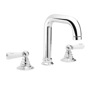Swadling Invincible Deck Basin Mixer,Curve Spout With Lever