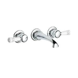 Swadling Invincible Wall Basin Mixer (exc. Rough) With Lever