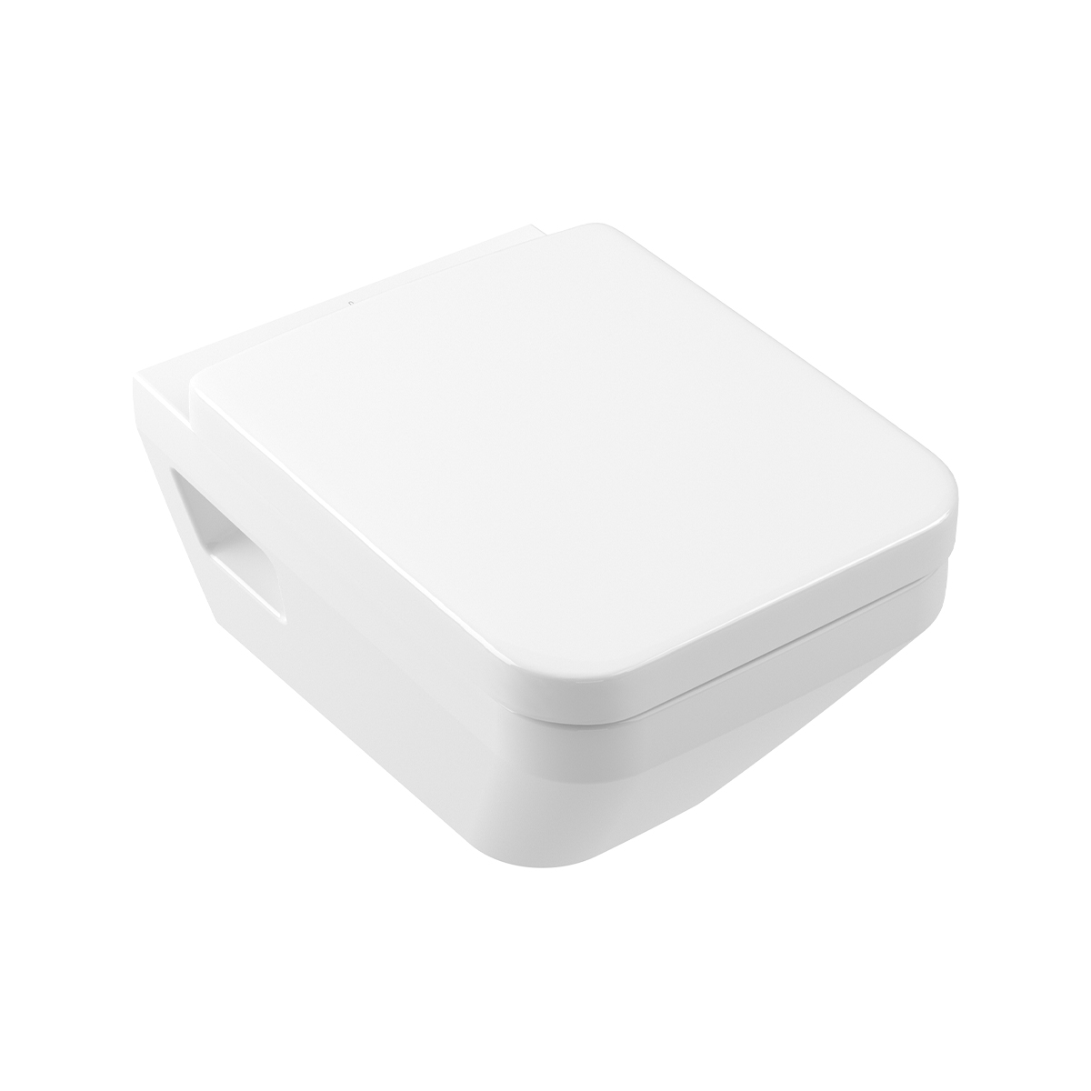 Villeroy & Boch Architectura Square wall mounted toilet & Soft Close Seat - Image 2