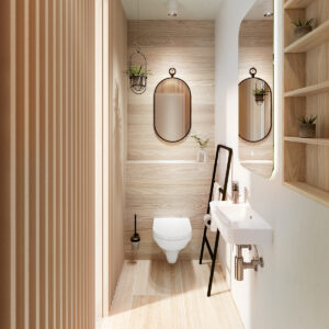 Villeroy & Boch O.novo wall mounted toilet compact & Soft Close Seat