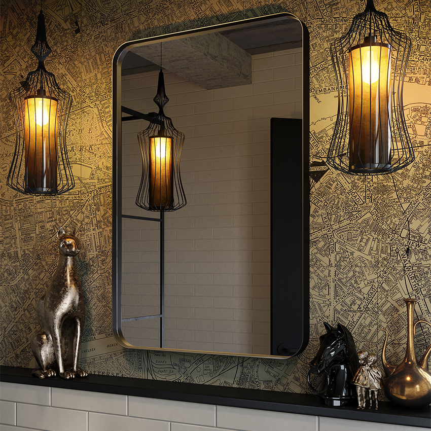 Origins Living City Rectangular Mirror