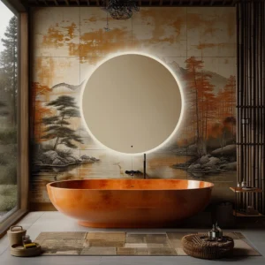 Origins Living Edison Round Mirror