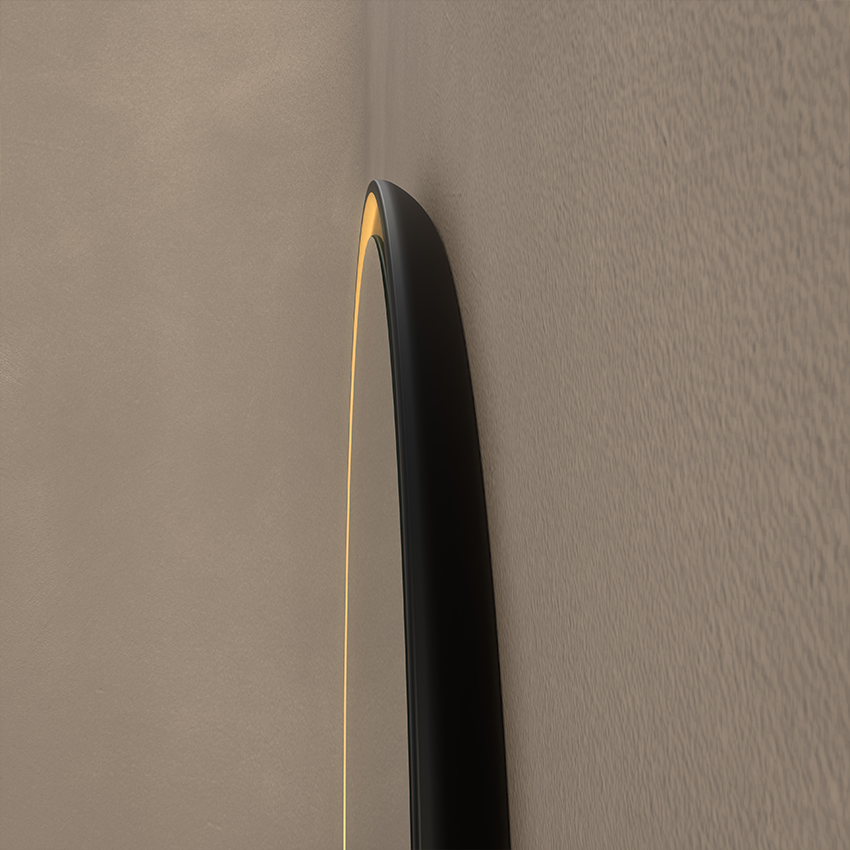 Origins Living Luxor Mirror 80cm Gold/Black - Image 4