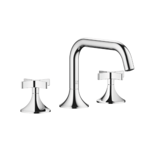 Dornbracht VAIA Three-hole crosshead basin mixer with pop-up waste - Chrome