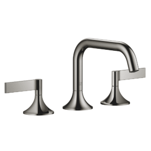 Dornbracht VAIA Three-hole lever basin mixer with pop-up waste - Dark Chrome