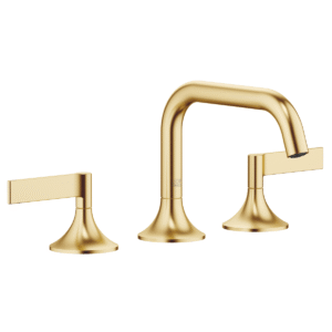 Dornbracht VAIA Three-hole lever basin mixer with pop-up waste - Brushed Durabrass (23kt Gold)