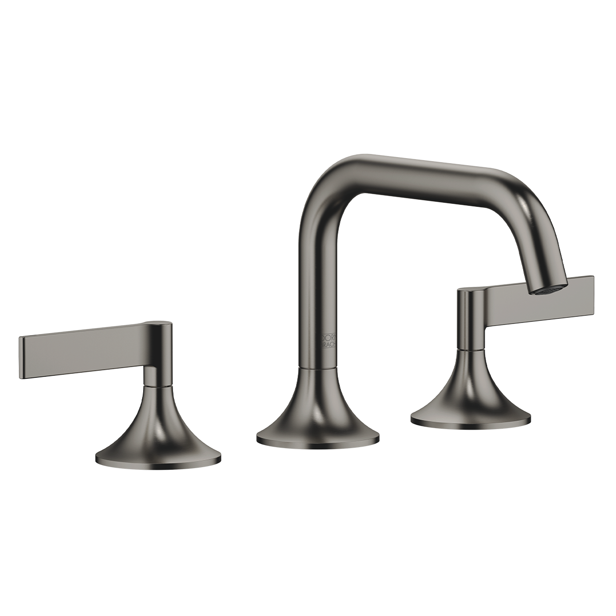 Dornbracht VAIA Three-hole lever basin mixer with pop-up waste - Brushed Dark Platinum