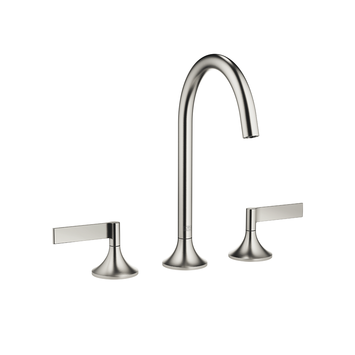Dornbracht VAIA Three-hole lever basin mixer with pop-up waste - Brushed Platinum