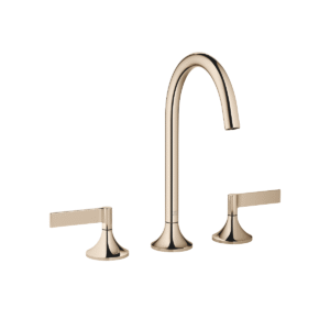 Dornbracht VAIA Three-hole lever basin mixer with pop-up waste - Champagne (22kt Gold)