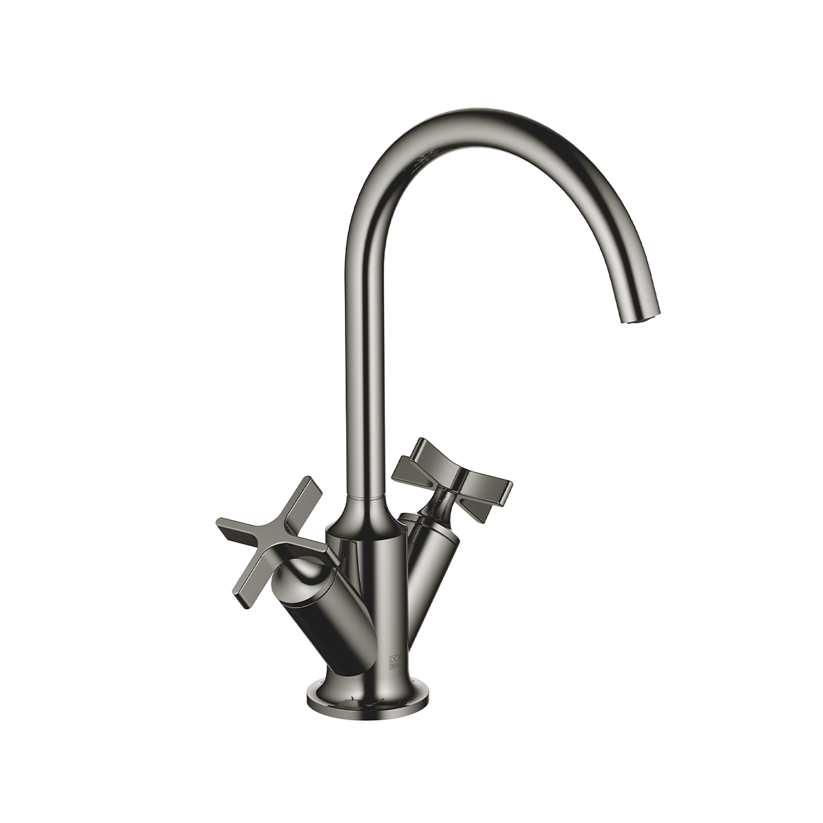 Dornbracht VAIA Single-hole basin mixer with pop-up waste - Dark Chrome