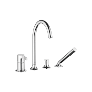 Dornbracht VAIA Bath shower set for bath rim or tile edge installation - Chrome