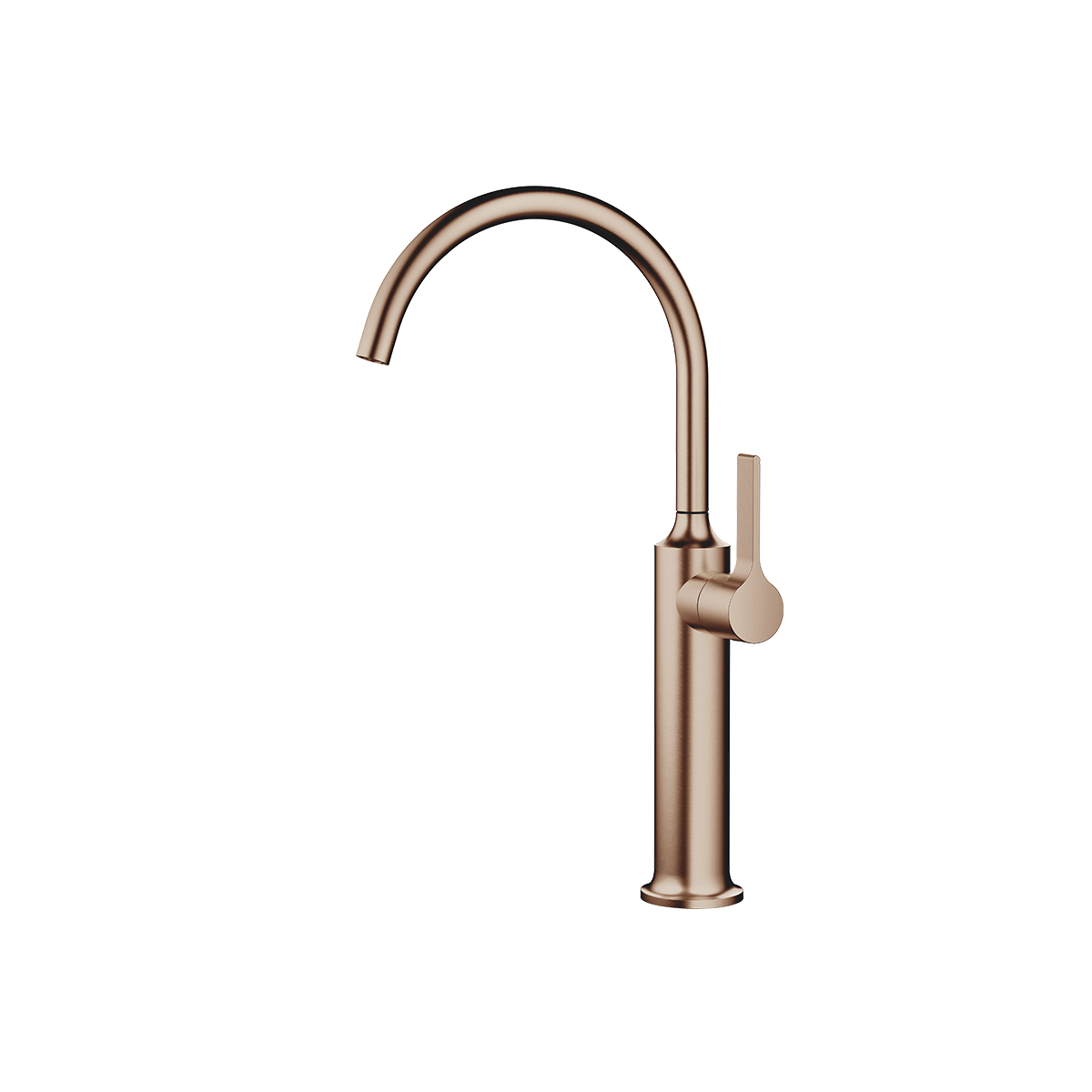 Dornbracht VAIA Single-lever basin mixer with raised base without pop-up waste - Brushed Bronze