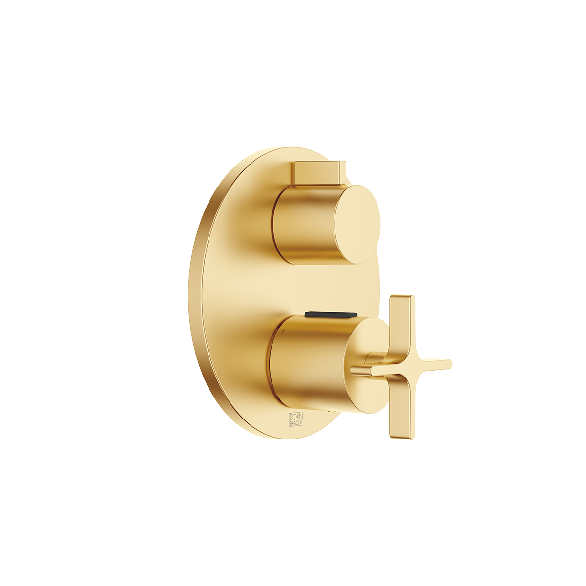 Dornbracht VAIA concealed thermostat with one function volume control - Brushed Durabrass (23kt Gold)