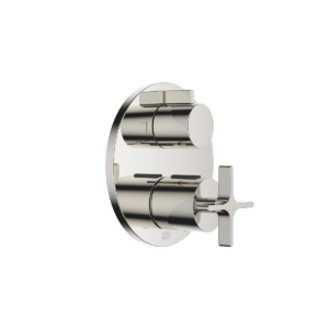 Dornbracht VAIA concealed thermostat with two function volume control - Platinum
