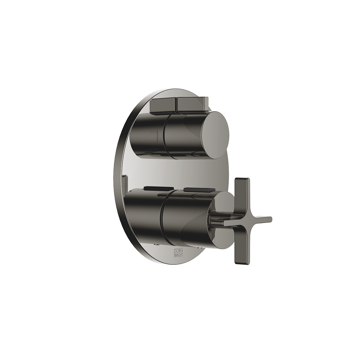 Dornbracht VAIA concealed thermostat with two function volume control - Dark Chrome