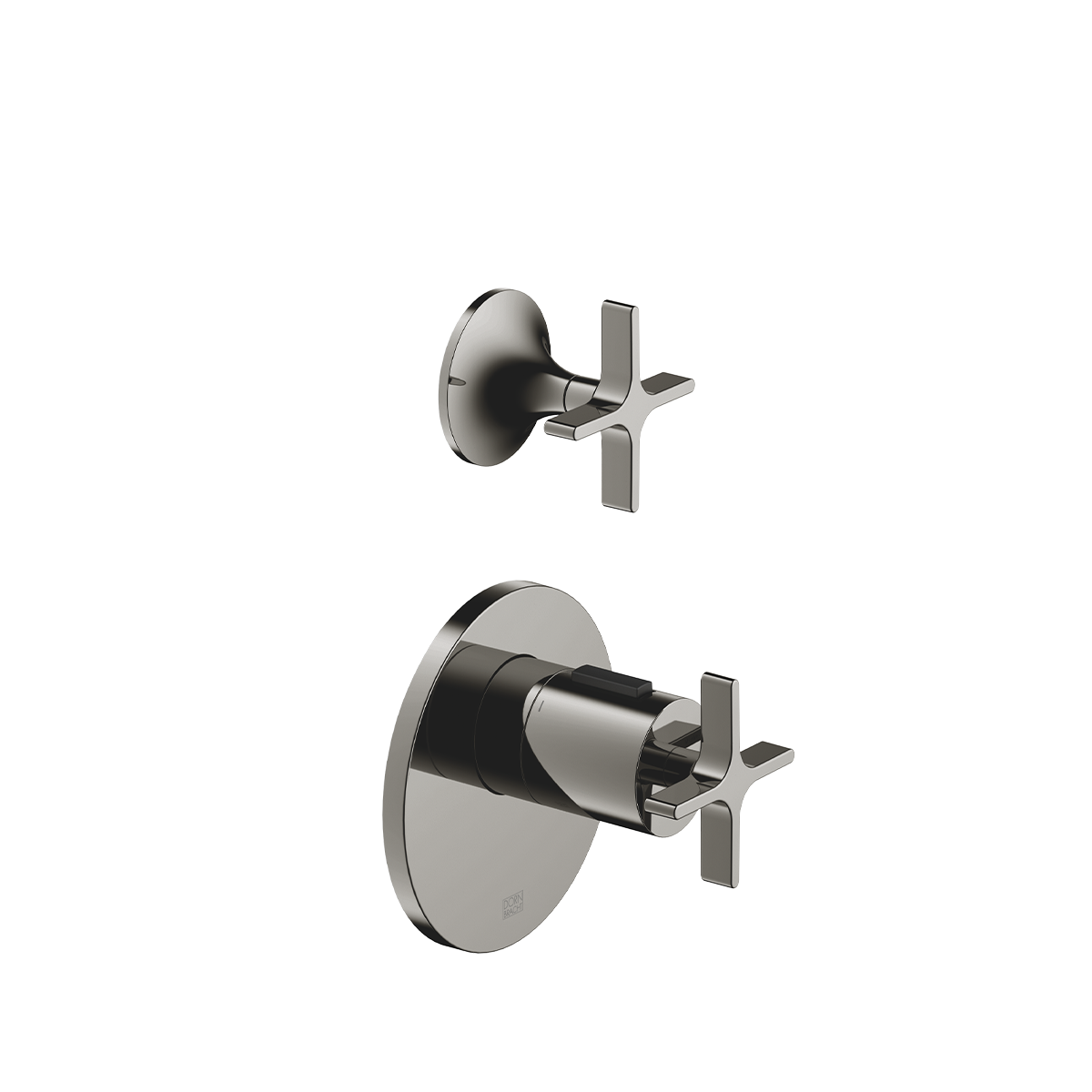 Dornbracht VAIA xTOOL Concealed thermostat module with 1 valve - Dark Chrome
