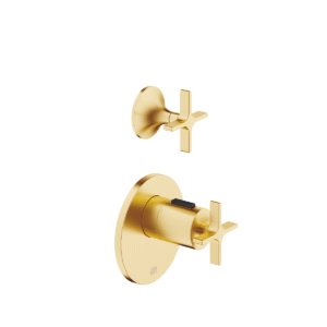 Dornbracht VAIA xTOOL Concealed thermostat module with 1 valve - Brushed Durabrass (23kt Gold)