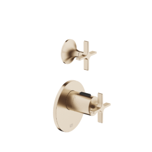 Dornbracht VAIA xTOOL Concealed thermostat module with 1 valve - Brushed Champagne (22kt Gold)