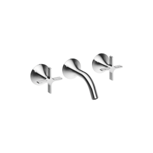 Dornbracht VAIA Wall-mounted basin mixer without pop-up waste - Chrome
