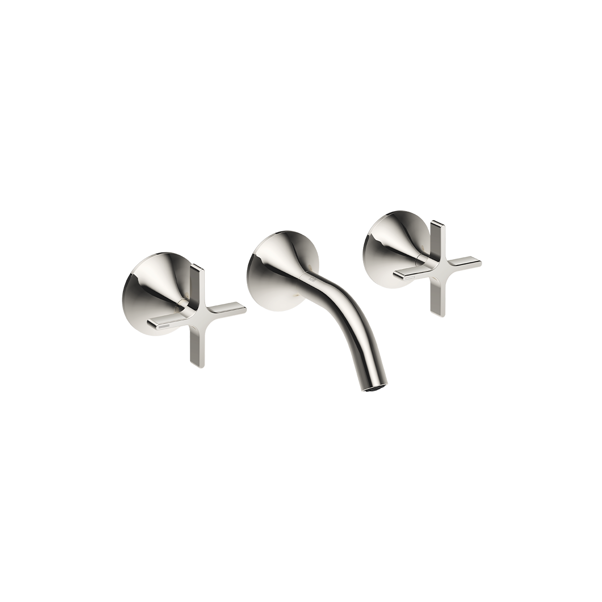 Dornbracht VAIA Wall-mounted basin mixer without pop-up waste - Platinum