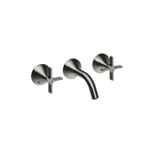 Dornbracht VAIA Wall-mounted basin mixer without pop-up waste - Dark Chrome