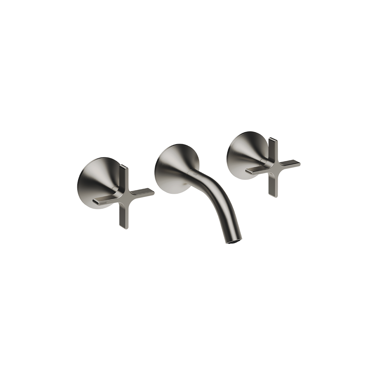 Dornbracht VAIA Wall-mounted basin mixer without pop-up waste - Brushed Dark Platinum