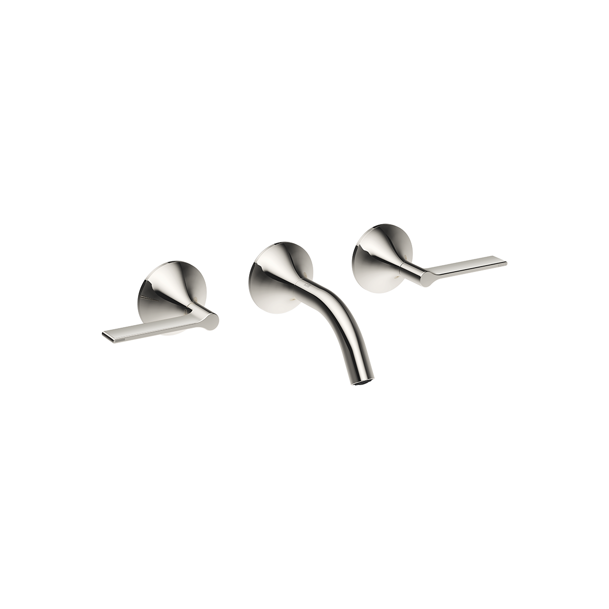 Dornbracht VAIA Wall-mounted basin mixer without pop-up waste - Platinum