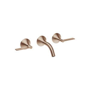 Dornbracht VAIA Wall-mounted basin mixer without pop-up waste - Brushed Bronze