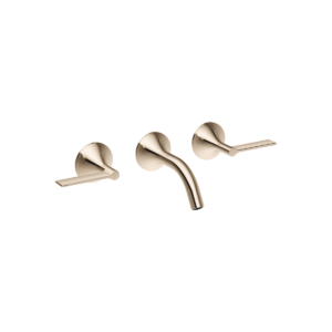 Dornbracht VAIA Wall-mounted basin mixer without pop-up waste - Champagne (22kt Gold)