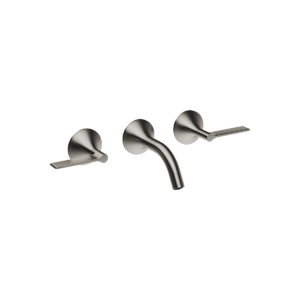 Dornbracht VAIA Wall-mounted basin mixer without pop-up waste - Brushed Dark Platinum