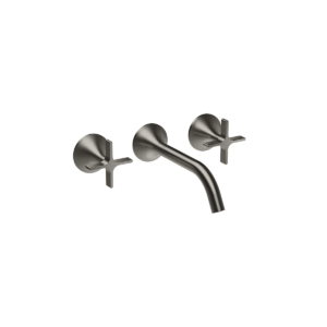 Dornbracht VAIA Wall-mounted basin mixer without pop-up waste - Brushed Dark Platinum