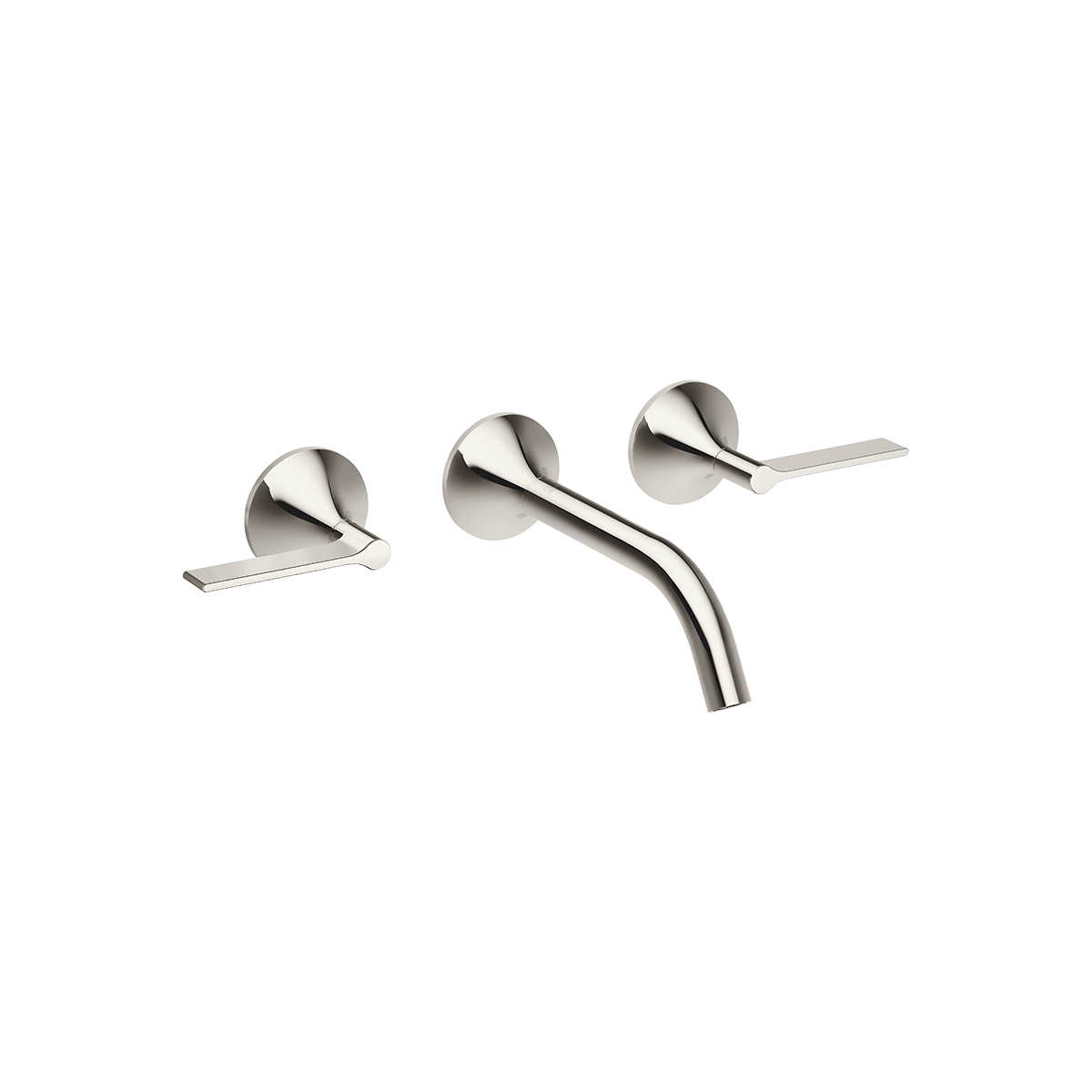 Dornbracht VAIA Wall-mounted basin mixer without pop-up waste - Platinum