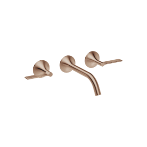 Dornbracht VAIA Wall-mounted basin mixer without pop-up waste - Brushed Bronze
