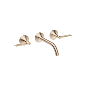 Dornbracht VAIA Wall-mounted basin mixer without pop-up waste - Brushed Champagne (22kt Gold)