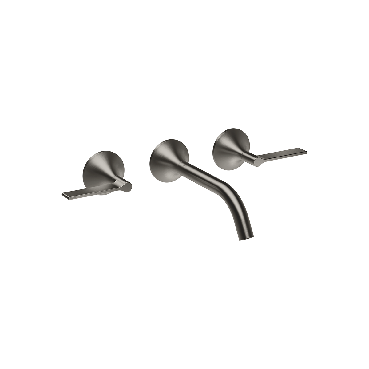 Dornbracht VAIA Wall-mounted basin mixer without pop-up waste - Brushed Dark Platinum