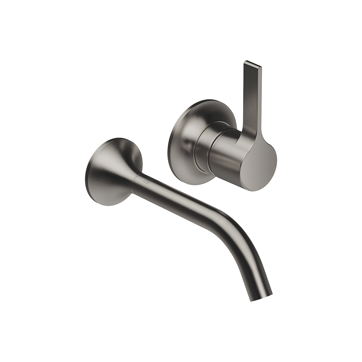 Dornbracht VAIA Wall-mounted single-lever basin mixer without pop-up waste - Brushed Dark Platinum