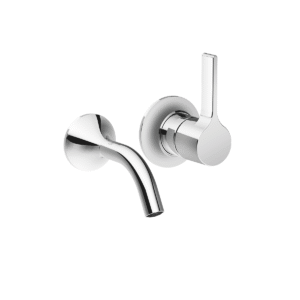 Dornbracht VAIA Wall-mounted single-lever basin mixer without pop-up waste - Chrome