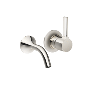 Dornbracht VAIA Wall-mounted single-lever basin mixer without pop-up waste - Platinum