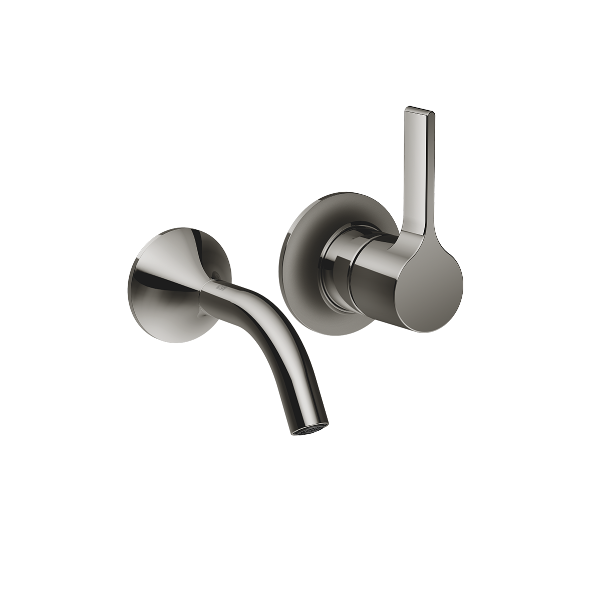 Dornbracht VAIA Wall-mounted single-lever basin mixer without pop-up waste - Dark Chrome