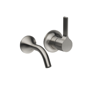 Dornbracht VAIA Wall-mounted single-lever basin mixer without pop-up waste - Brushed Dark Platinum