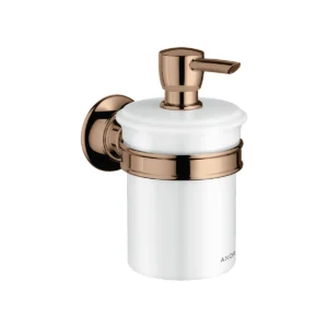 AXOR Montreux Liquid soap dispenser wall-mounted - Polished Red Gold