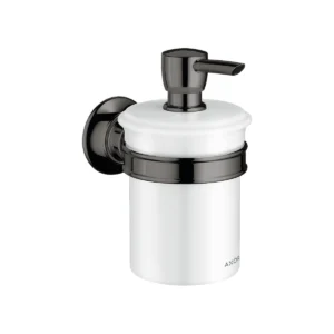 AXOR Montreux Liquid soap dispenser wall-mounted - Polished Black Chrome
