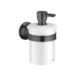 AXOR Montreux Liquid soap dispenser wall-mounted - Brushed Black Chrome