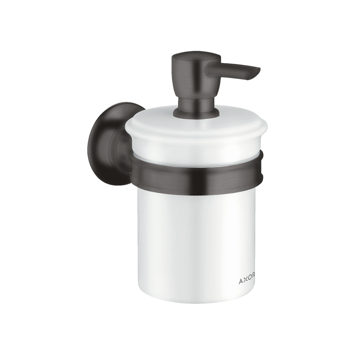 AXOR Montreux Liquid soap dispenser wall-mounted - Brushed Black Chrome