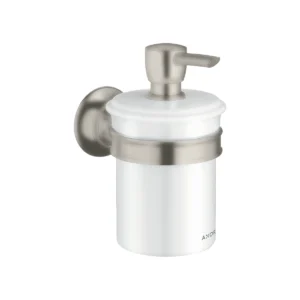 AXOR Montreux Liquid soap dispenser wall-mounted - Stainless Steel Optic