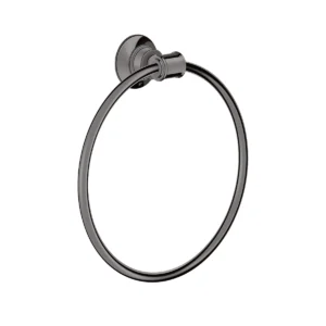 AXOR Montreux Towel ring - Polished Black Chrome