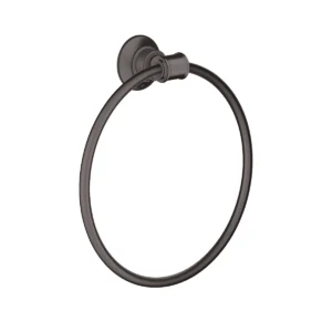AXOR Montreux Towel ring - Brushed Black Chrome
