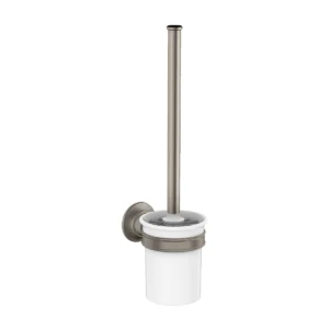 AXOR Montreux Toilet brush holder wall-mounted - Stainless Steel Optic