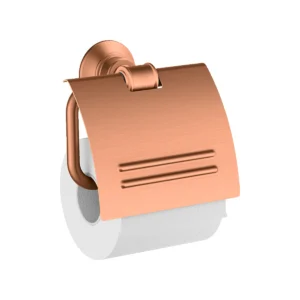 AXOR Montreux Toilet roll holder with cover - Brushed Bronze
